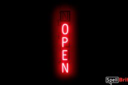 NOPEN sign, featuring LED lights that look like neon NOPEN signs