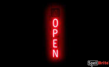 NOPEN sign, featuring LED lights that look like neon NOPEN signs