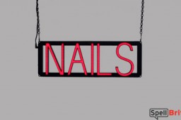 NAILS LED signs that look like a neon sign for your salon