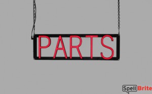 PARTS LED signs that are an alternative to neon signage for your automotive shop
