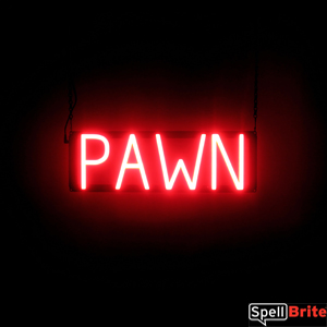 PAWN LED signs that look like a glowing neon sign for your business