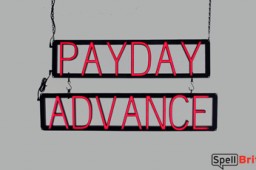 PAYDAY ADVANCE LED signs that look like neon signs for your business