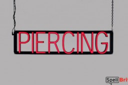 PIERCING LED signs that are an alternative to neon signs for your business