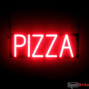PIZZA lighted LED signs that look like a neon sign for your bar
