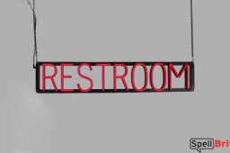 RESTROOM LED signs that look like a neon sign for your restaurant