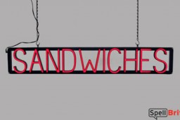 SANDWICHES LED signage that is an alternative to neon signs for your restaurant