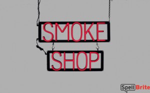 SMOKE SHOP LED signs that look like neon signage for your business
