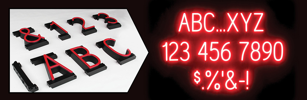 custom LED neon sign letters