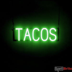 ADVPRO Mexican Tacos Reklame Schild LED Neon Sign Green 24 x 16 Inches  st4s64-i093-g