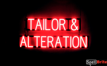 190066 Alterations Services Dry Clean Display LED Light Neon Sign 