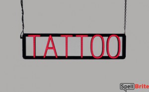 TATTOO LED signage that is an alternative to neon signs for your shop