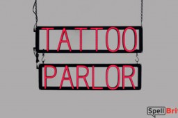 TATTOO PARLOR LED sign that looks like neon signs for your shop