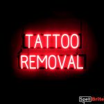 TATTOO REMOVAL LED signage that looks like lighted neon signs for your business