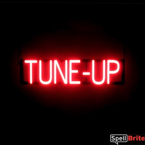 TUNE-UP LED signage that is an alternative to neon illuminated signs for your automotive shop