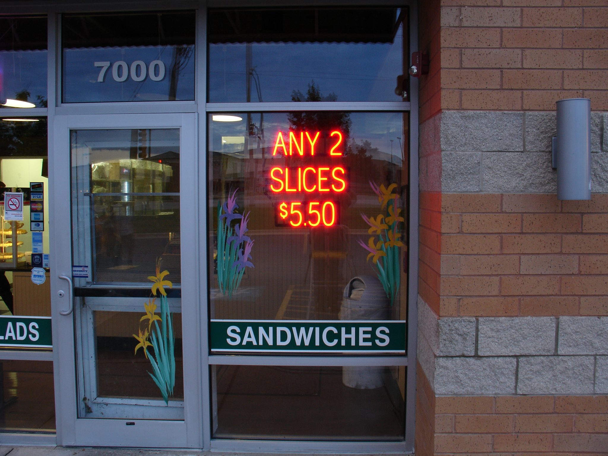 pizza restaurant slices led neon custom sign