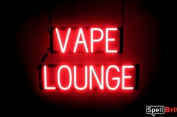 VAPE LOUNGE LED lighted signage that looks like neon signs for your business