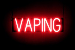 VAPING LED signs that look like a neon lighted sign for your shop