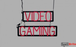 VIDEO GAMING LED signs that look like neon signage for your business