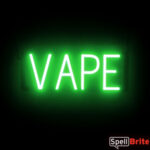 VAPE sign, featuring LED lights that look like neon VAPE signs