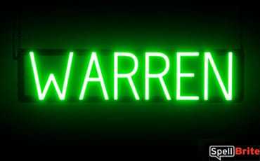 Support Elizabeth Warren with an Ultra-Bright WARREN Sign