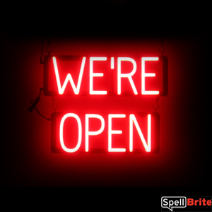 2in1 Open&Closed Bright LED Sign Store Shop Business 9.8*20.47" Display Neon 8W 