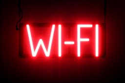 WI-FI LED signage that is an alternative to illuminated neon signs for your business