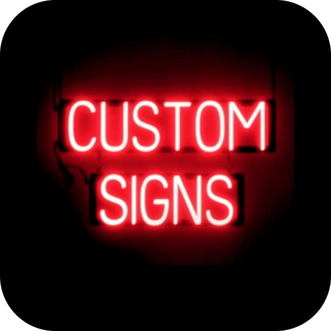 This image shows an example of SpellBrite’s custom signs, made using modular click-together letters.