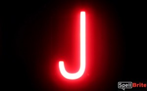 LED Letters J