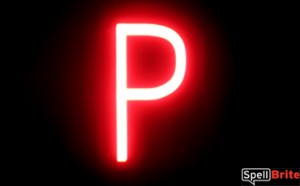 LED Letters P