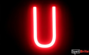 LED Letters U