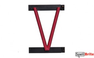 LED Letters V