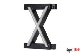 LED letter X, featuring LED lights that look like neon letters