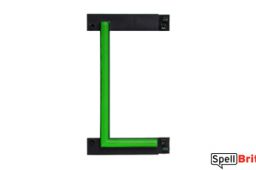 LED letter L, featuring LED lights that look like neon letters