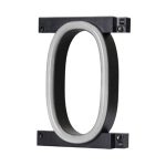 LED letter O, featuring LED lights that look like neon letters