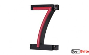 LED Numbers For Custom Sign Seven