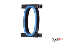 LED number 0, featuring LED lights that look like neon numbers