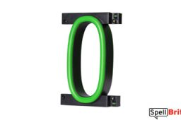 LED number 0, featuring LED lights that look like neon numbers