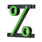 LED percent character, featuring LED lights that look like neon special characters