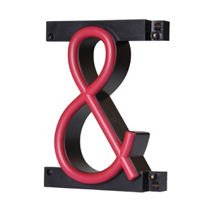 Neon-LED Characters Ampersand