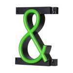 LED ampersand character, featuring LED lights that look like neon special characters