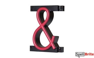 LED & Character in Red | For Use with SpellBrite LED Signage