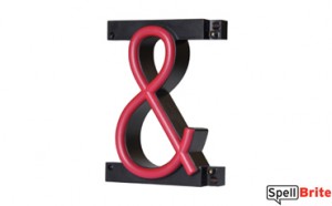 Neon-LED Characters For Custom Sign Ampersand