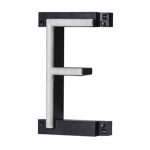 LED letter F, featuring LED lights that look like neon letters