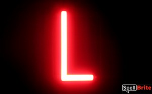 Neon-LED Letters L