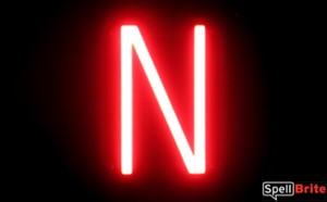 Neon-LED Letters N