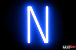 LED letter N, featuring LED lights that look like neon letters