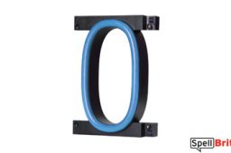 LED letter O, featuring LED lights that look like neon letters