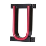 LED letter U, featuring LED lights that look like neon letters