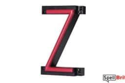 LED letter Z, featuring LED lights that look like neon letters