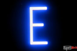 LED letter E, featuring LED lights that look like neon letters